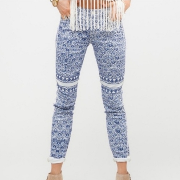 MOTHER Colorblock Looker Jeans in Shag Wash size 29 - Picture 2 of 6